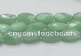 CBJ28 15.5 inches 8*12mm faceted oval jade beads wholesale