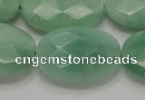 CBJ31 15.5 inches 22*30mm faceted oval jade beads wholesale