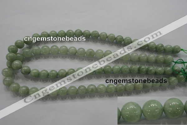 CBJ310 15.5 inches 10mm round A grade natural jade beads