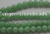 CBJ342 15.5 inches 6mm round AAA grade natural jade beads