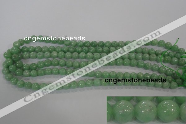 CBJ343 15.5 inches 8mm round AAA grade natural jade beads