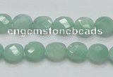 CBJ36 15.5 inches 10mm faceted flat round jade beads wholesale