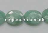 CBJ38 15.5 inches 20mm faceted flat round jade beads wholesale