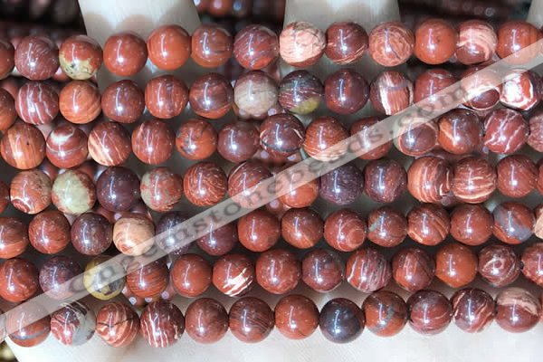 CBJ390 15.5 inches 6mm round brecciated jasper beads wholesale