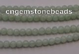 CBJ400 15.5 inches 4mm round natural jade beads wholesale