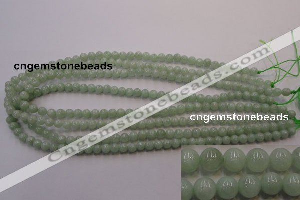 CBJ401 15.5 inches 6mm round natural jade beads wholesale