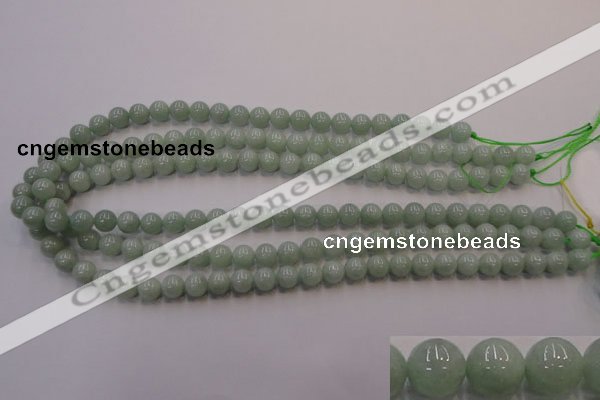 CBJ402 15.5 inches 8mm round natural jade beads wholesale