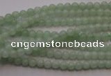 CBJ410 15.5 inches 4mm round natural jade beads wholesale