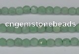 CBJ45 15.5 inches 3mm faceted round jade beads wholesale