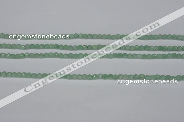 CBJ45 15.5 inches 3mm faceted round jade beads wholesale