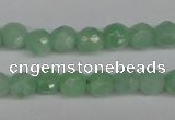 CBJ46 15.5 inches 4mm faceted round jade beads wholesale