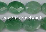 CBJ49 15.5 inches 15*20mm faceted oval jade beads wholesale