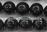 CBJ505 15.5 inches 12mm round black jade beads wholesale