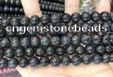 CBJ560 15.5 inches 10mm round black jade beads wholesale