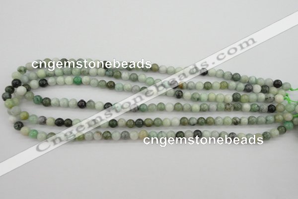 CBJ608 15.5 inches 6mm round jade beads wholesale