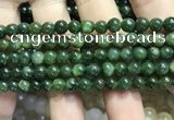 CBJ631 15.5 inches 6mm round Russian green jade beads wholesale