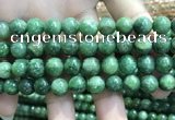 CBJ638 15.5 inches 10mm round Russian green jade beads wholesale