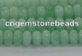 CBJ65 15.5 inches 5*8mm faceted rondelle jade gemstone beads