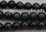 CBJ656 15.5 inches 6mm round black jade beads wholesale