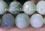 CBJ667 15.5 inches 8mm faceted round jade beads wholesale