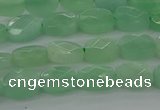 CBJ70 15.5 inches 7*9mm faceted rectangle jade gemstone beads