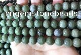 CBJ703 15.5 inches 10mm round green jade beads wholesale