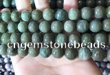 CBJ704 15.5 inches 12mm round green jade beads wholesale