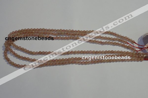 CBQ01 15.5 inches 4mm round strawberry quartz beads wholesale