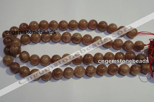 CBQ06 15.5 inches 14mm round strawberry quartz beads wholesale