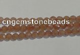 CBQ08 15.5 inches 6mm faceted round strawberry quartz beads