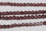 CBQ200 15.5 inches 4mm round strawberry quartz beads wholesale