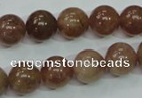 CBQ204 15.5 inches 12mm round strawberry quartz beads wholesale