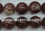 CBQ206 15.5 inches 16mm round strawberry quartz beads wholesale