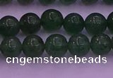 CBQ422 15.5 inches 7mm round green strawberry quartz beads