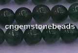 CBQ424 15.5 inches 9mm round green strawberry quartz beads