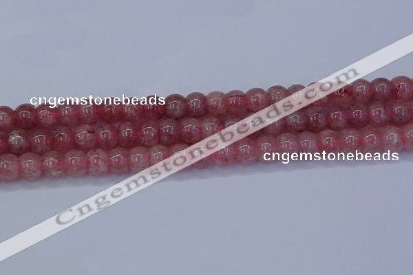 CBQ441 15.5 inches 10*12mm rondelle strawberry quartz beads