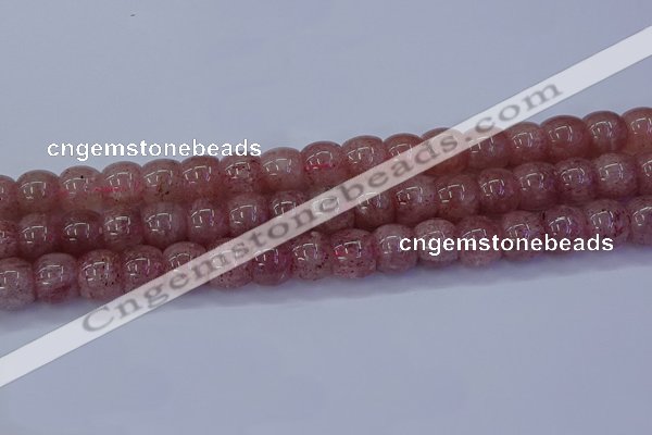 CBQ442 15.5 inches 12*16mm rondelle strawberry quartz beads