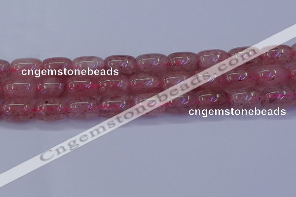 CBQ450 15.5 inches 15*20mm drum strawberry quartz beads