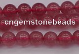 CBQ486 15.5 inches 6mm round strawberry quartz beads wholesale