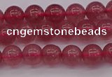 CBQ486 15.5 inches 6mm round strawberry quartz beads wholesale