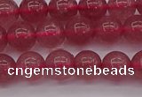 CBQ487 15.5 inches 8mm round strawberry quartz beads wholesale