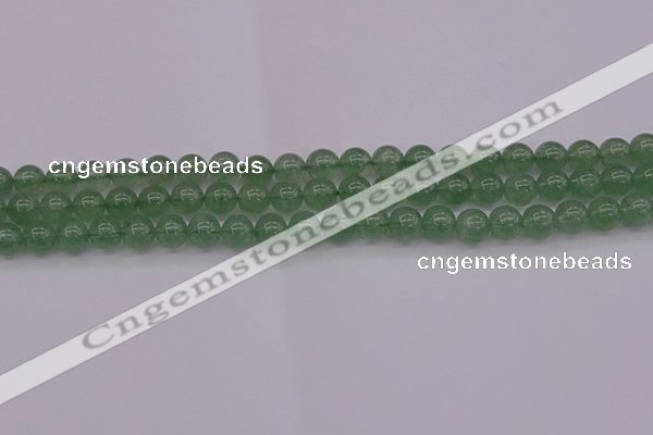 CBQ491 15.5 inches 6mm round green strawberry quartz beads