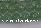 CBQ492 15.5 inches 8mm round green strawberry quartz beads