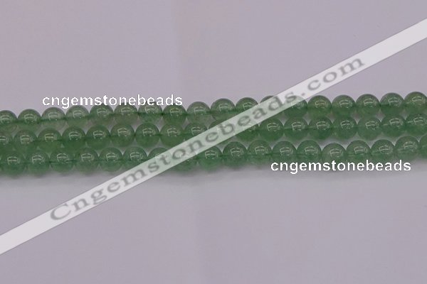 CBQ492 15.5 inches 8mm round green strawberry quartz beads