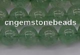 CBQ493 15.5 inches 10mm round green strawberry quartz beads