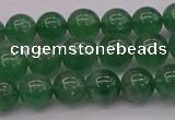 CBQ496 15.5 inches 6mm round green strawberry quartz beads