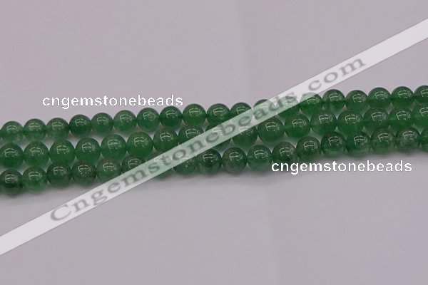 CBQ497 15.5 inches 8mm round green strawberry quartz beads