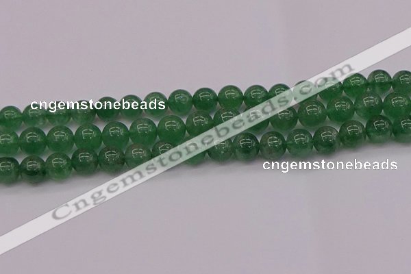 CBQ498 15.5 inches 10mm round green strawberry quartz beads