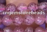 CBQ551 15.5 inches 6mm round strawberry quartz beads wholesale