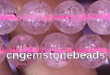 CBQ552 15.5 inches 8mm round strawberry quartz beads wholesale